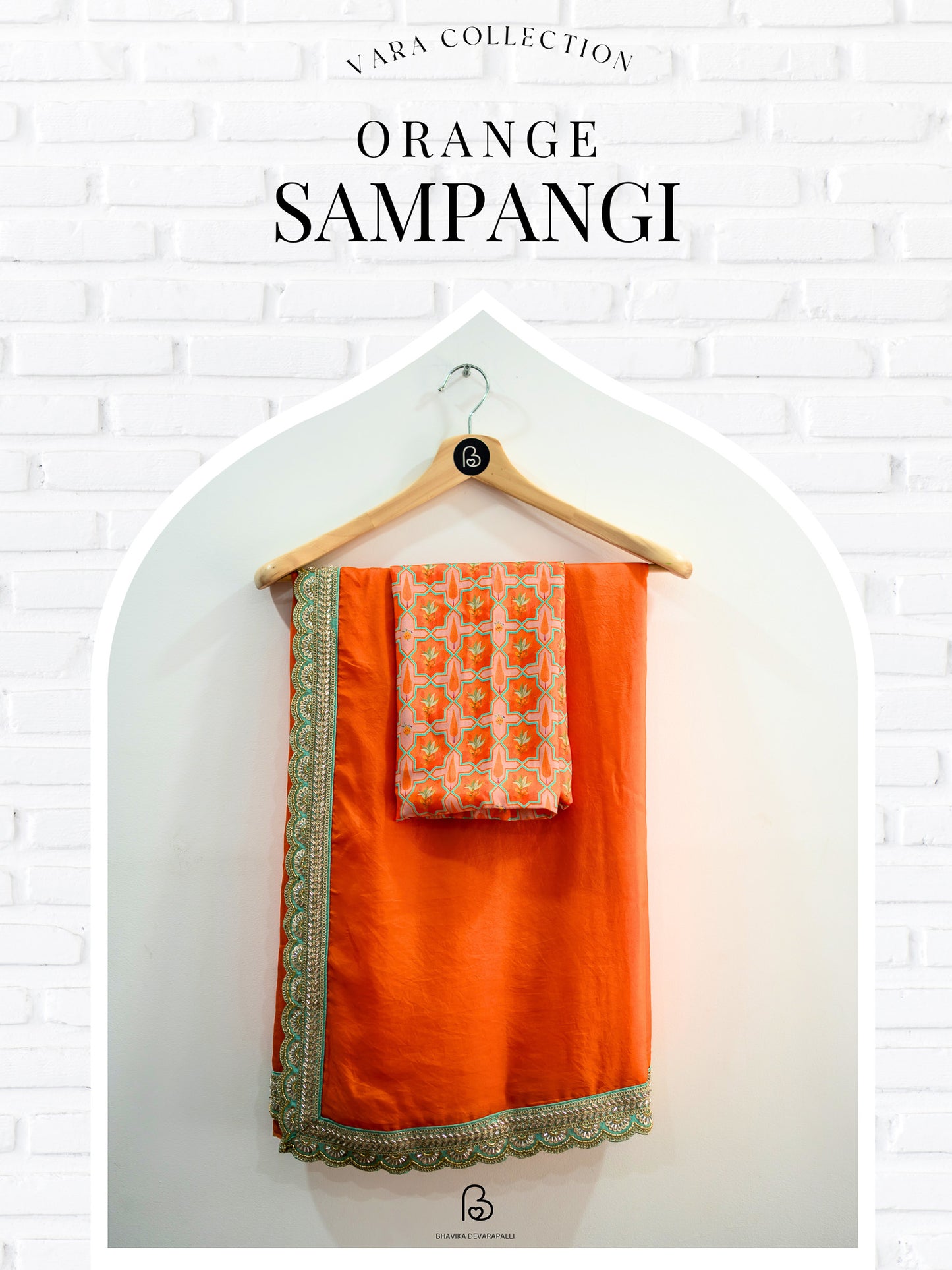 Festival sarees online, Orange designer saree, raw silk blouse, semi silk saree, ethnic wear for women, wedding sarees, festive fashion India, silk sarees with blouse, printed raw silk, designer sarees 2025, saree trends India, Orange silk saree, traditional sarees, party wear sarees, saree with printed blouse, premium sarees online, handcrafted sarees, saree for puja, elegant silk sarees, festive ethnic collection, bhavika devarapalli, vara collection, bhavikadevarapalli brand