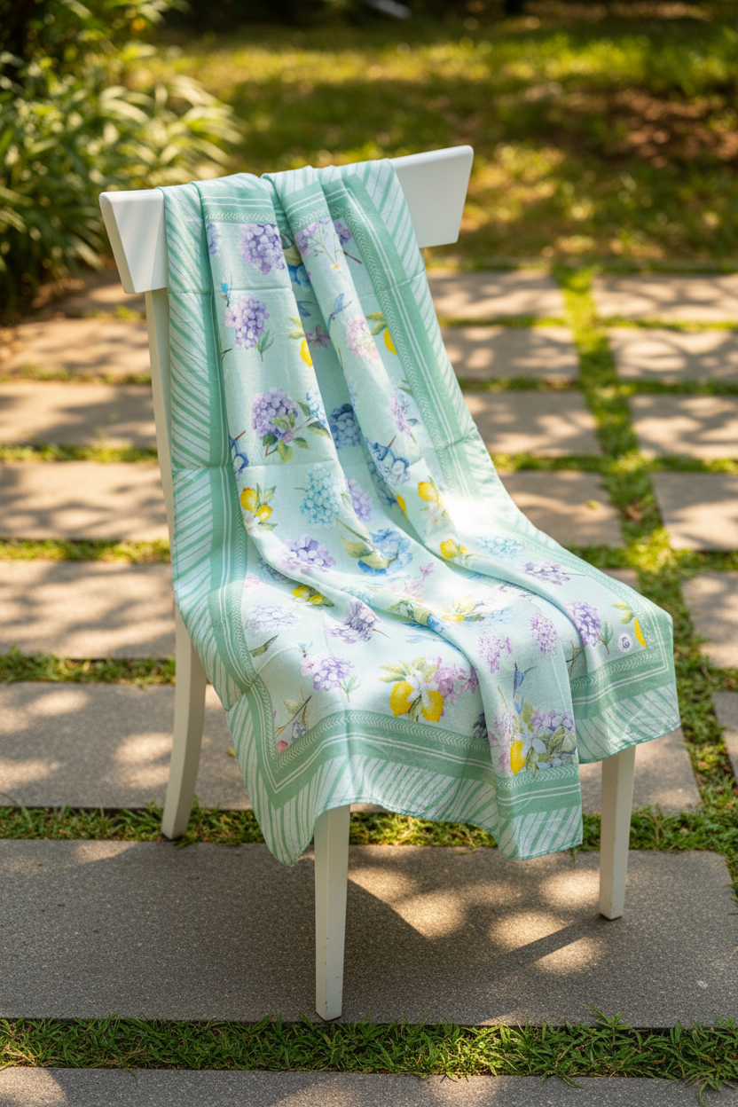 LINA Green Scarf
