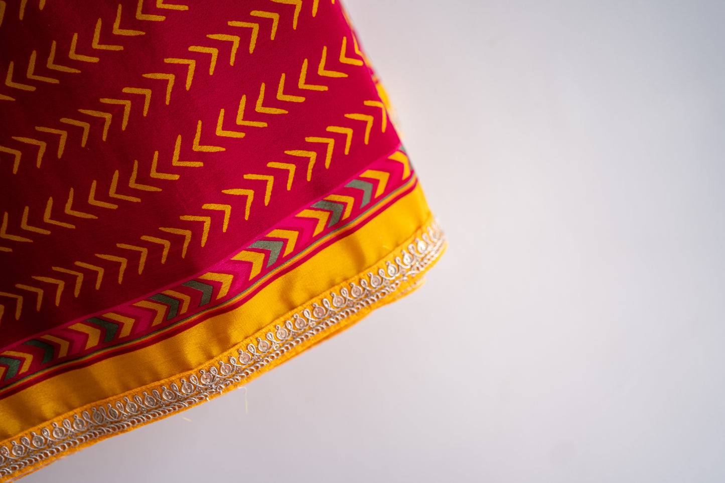 Bhavika Devarapalli Sarees, Floral print, Best Designer Saree, Designer Saree, top Indian Designer Saree, Indian Occasional & Festival wear saree, Best Designer Saree Collection, Red Saree, Printed Saree.