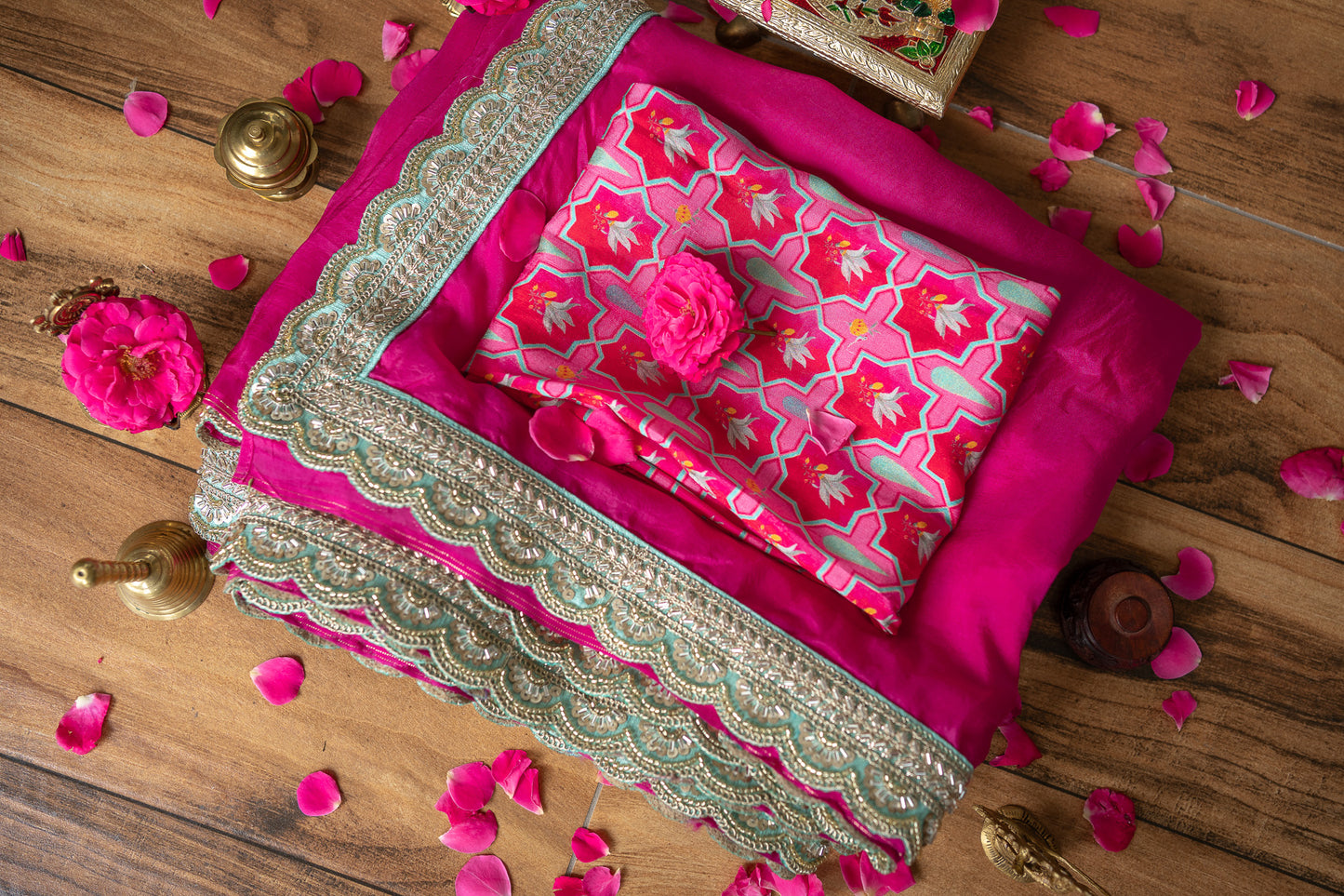Festival sarees online, pink designer saree, raw silk blouse, semi silk saree, ethnic wear for women, wedding sarees, festive fashion India, silk sarees with blouse, printed raw silk, designer sarees 2025, saree trends India, pink silk saree, traditional sarees, party wear sarees, saree with printed blouse, premium sarees online, handcrafted sarees, saree for puja, elegant silk sarees, festive ethnic collection, bhavika devarapalli, vara collection, bhavikadevarapalli brand