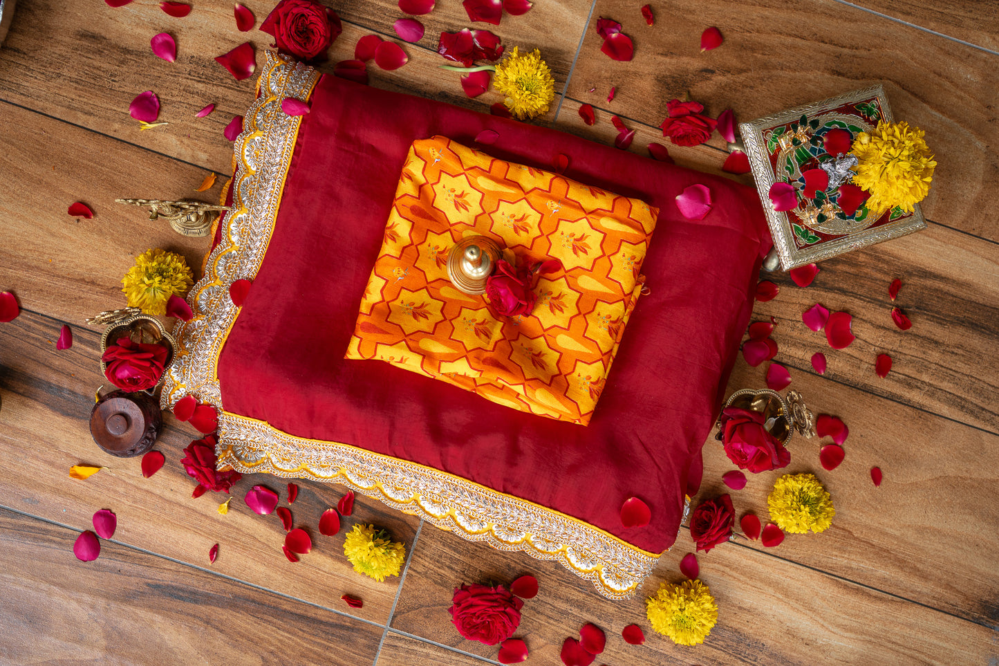 Festival sarees online, Red designer saree, raw silk blouse, semi silk saree, ethnic wear for women, wedding sarees, festive fashion India, silk sarees with blouse, printed raw silk, designer sarees 2025, saree trends India, Red silk saree, traditional sarees, party wear sarees, saree with printed blouse, premium sarees online, handcrafted sarees, saree for puja, elegant silk sarees, festive ethnic collection, bhavika devarapalli, vara collection, bhavikadevarapalli brand