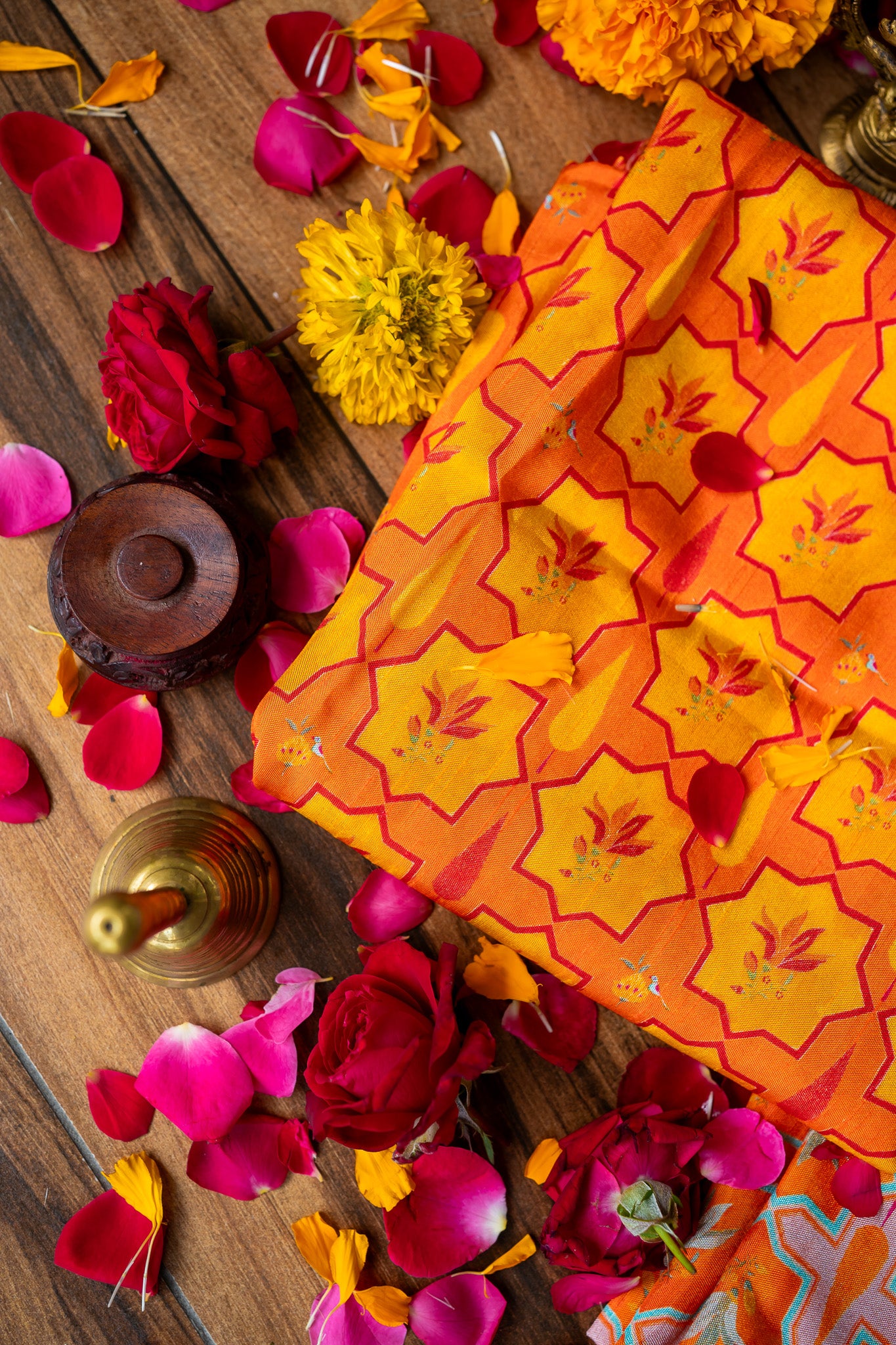 Festival sarees online, Red designer saree, raw silk blouse, semi silk saree, ethnic wear for women, wedding sarees, festive fashion India, silk sarees with blouse, printed raw silk, designer sarees 2025, saree trends India, Red silk saree, traditional sarees, party wear sarees, saree with printed blouse, premium sarees online, handcrafted sarees, saree for puja, elegant silk sarees, festive ethnic collection, bhavika devarapalli, vara collection, bhavikadevarapalli brand