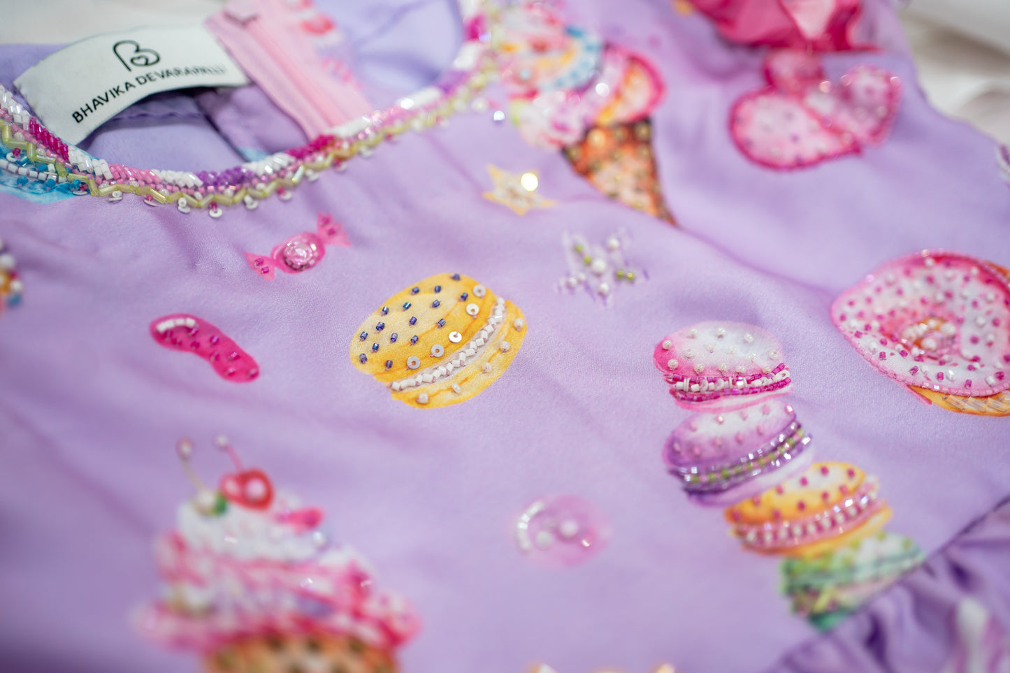 Bhavika Devarapalli ,birthday frock , Floral print, Designer frocks, Best designer dress, kids partywear, top Indian Designer dresses, frocks, Kids Occasional & partywear wear, Best Designer collection, cream KIDS birthday dress, kids floral dresses, purple ice cream birthday dress, second birthday dress, kids birthday dress, baby girl happy birthday dress, kids purple frock