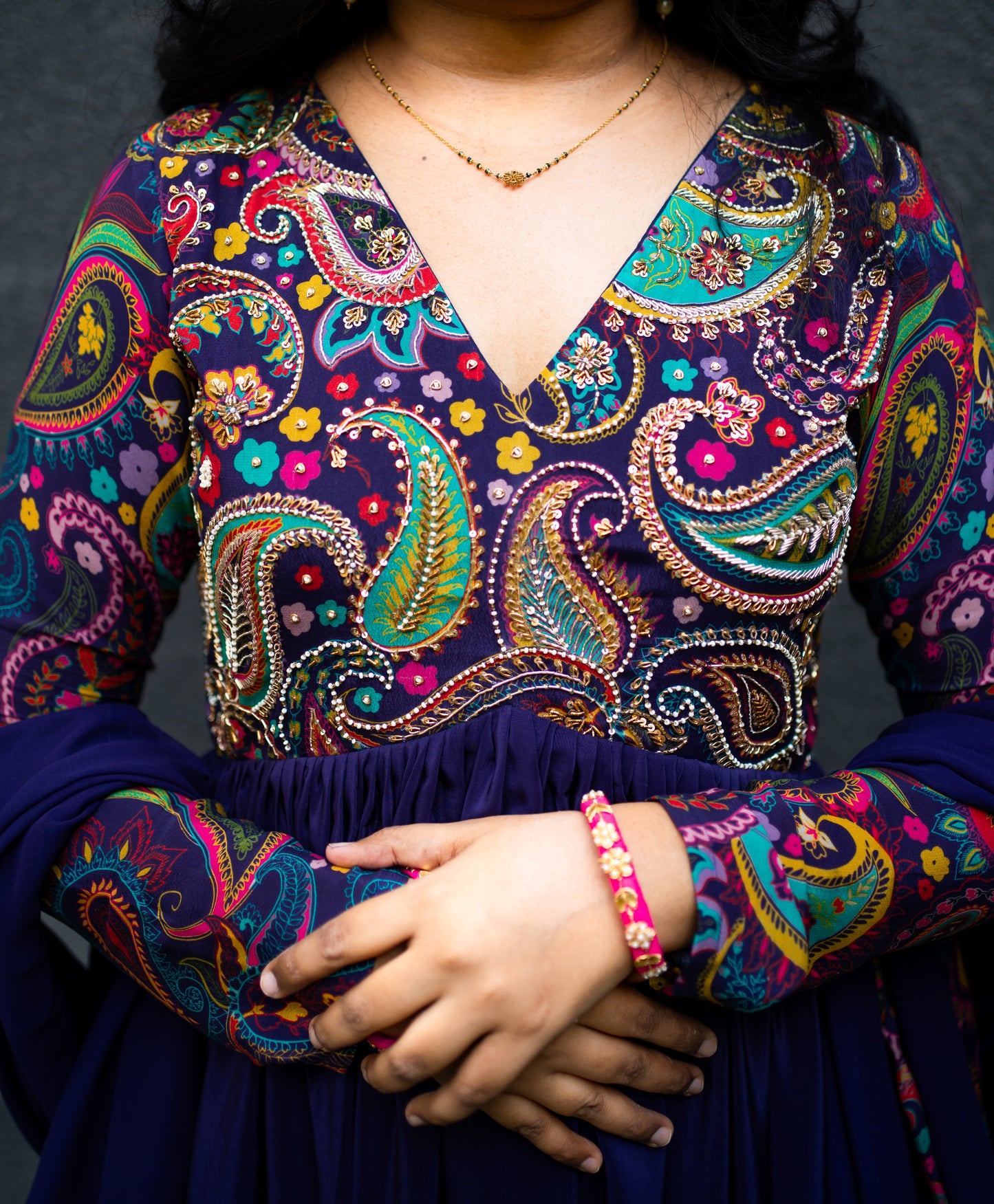 Bhavika Devarapalli Anarkali suite , Floral print, Designer frocks, Best designer dress, pink long dress, top Indian Designer dresses, frocks, Indian Occasional & partywear wear, Best Designer collection, purple Anarkali dress