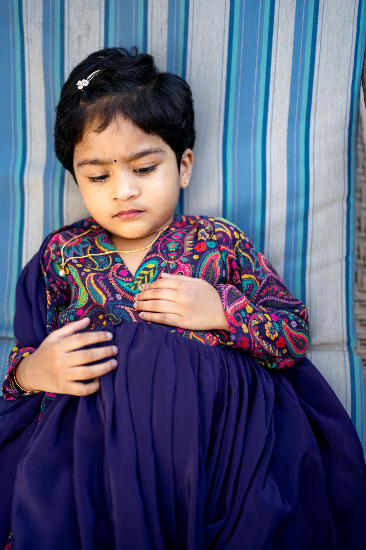 Bhavika Devarapalli Anarkali suite , Floral print, Designer frocks, Best designer dress, kids partywear, top Indian Designer dresses, frocks, Kids Occasional & partywear wear, Best Designer collection, purple KIDS Anarkali dress, kids floral dresses