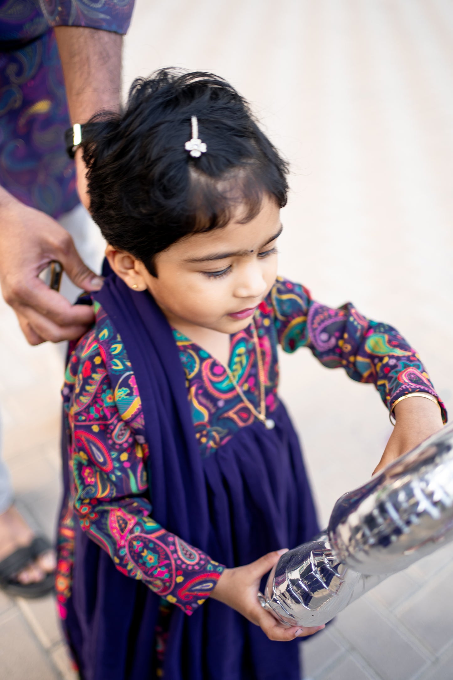 Bhavika Devarapalli Anarkali suite , Floral print, Designer frocks, Best designer dress, kids partywear, top Indian Designer dresses, frocks, Kids Occasional & partywear wear, Best Designer collection, purple KIDS Anarkali dress, kids floral dresses