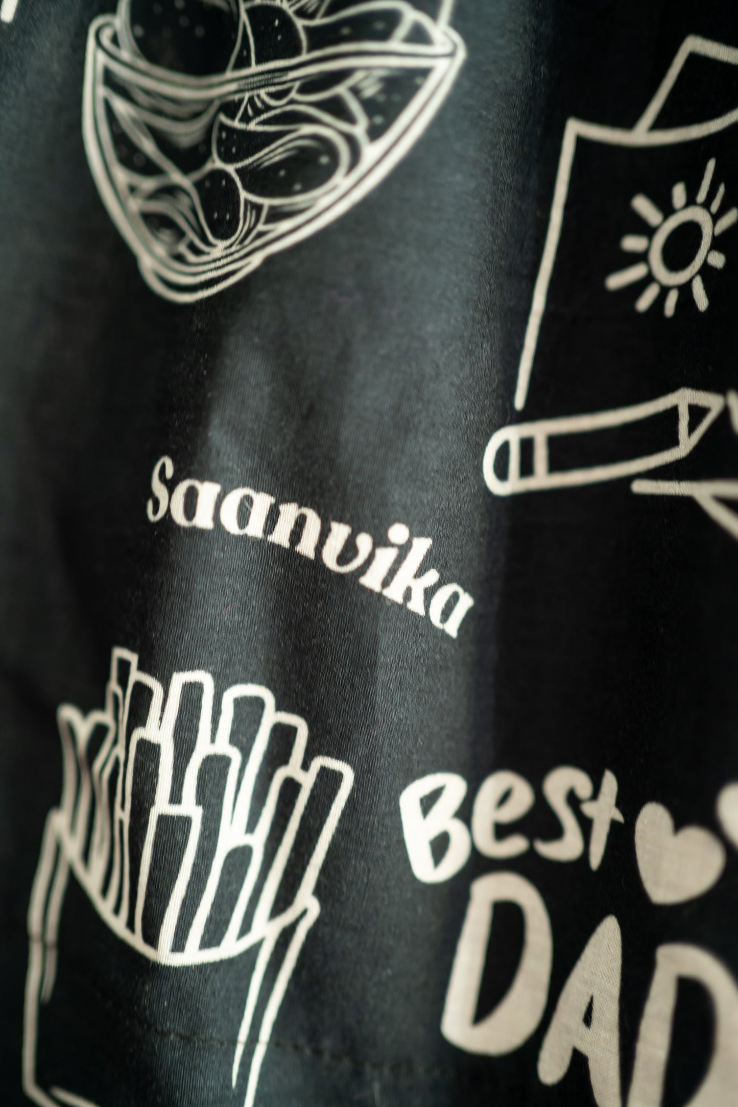 Bhavika Devarapalli Cotton frock, Floral print, Designer cotton frock, birthday theme, kids printed frocks, Best designer kids frock, top Indian Designer kids collection, Best Designer collection, black and white printed frock, doodles dress, doodles frock.