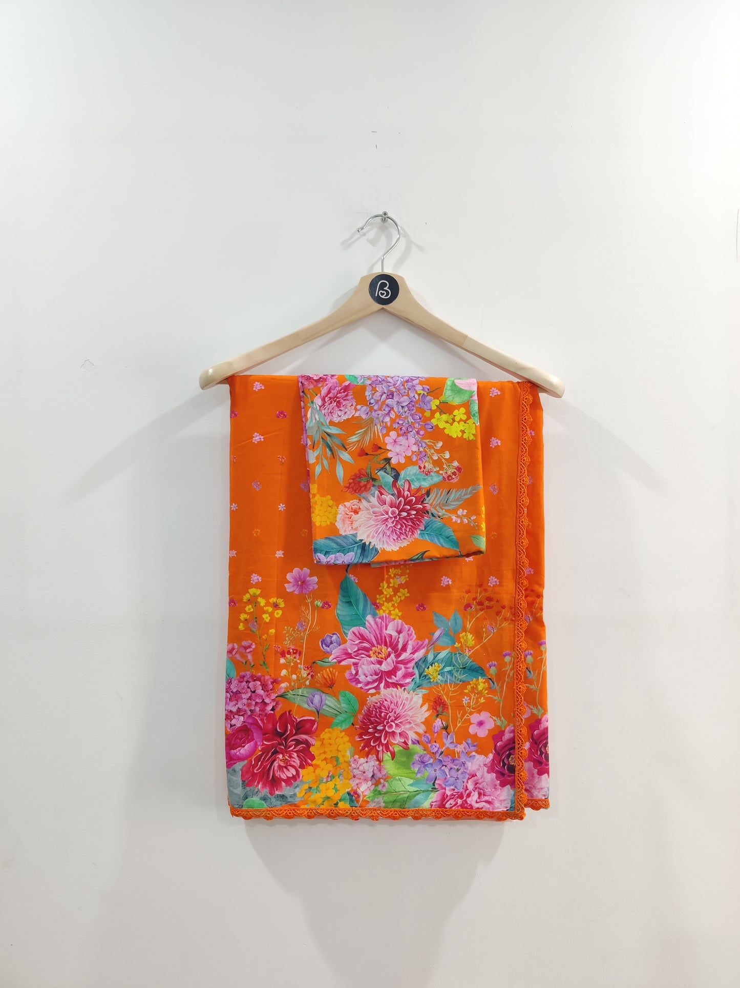 FLORA Orange saree