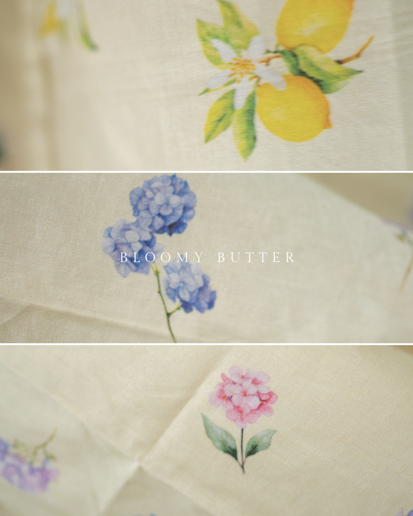 LINA BLOOMY BUTTER White Shirt