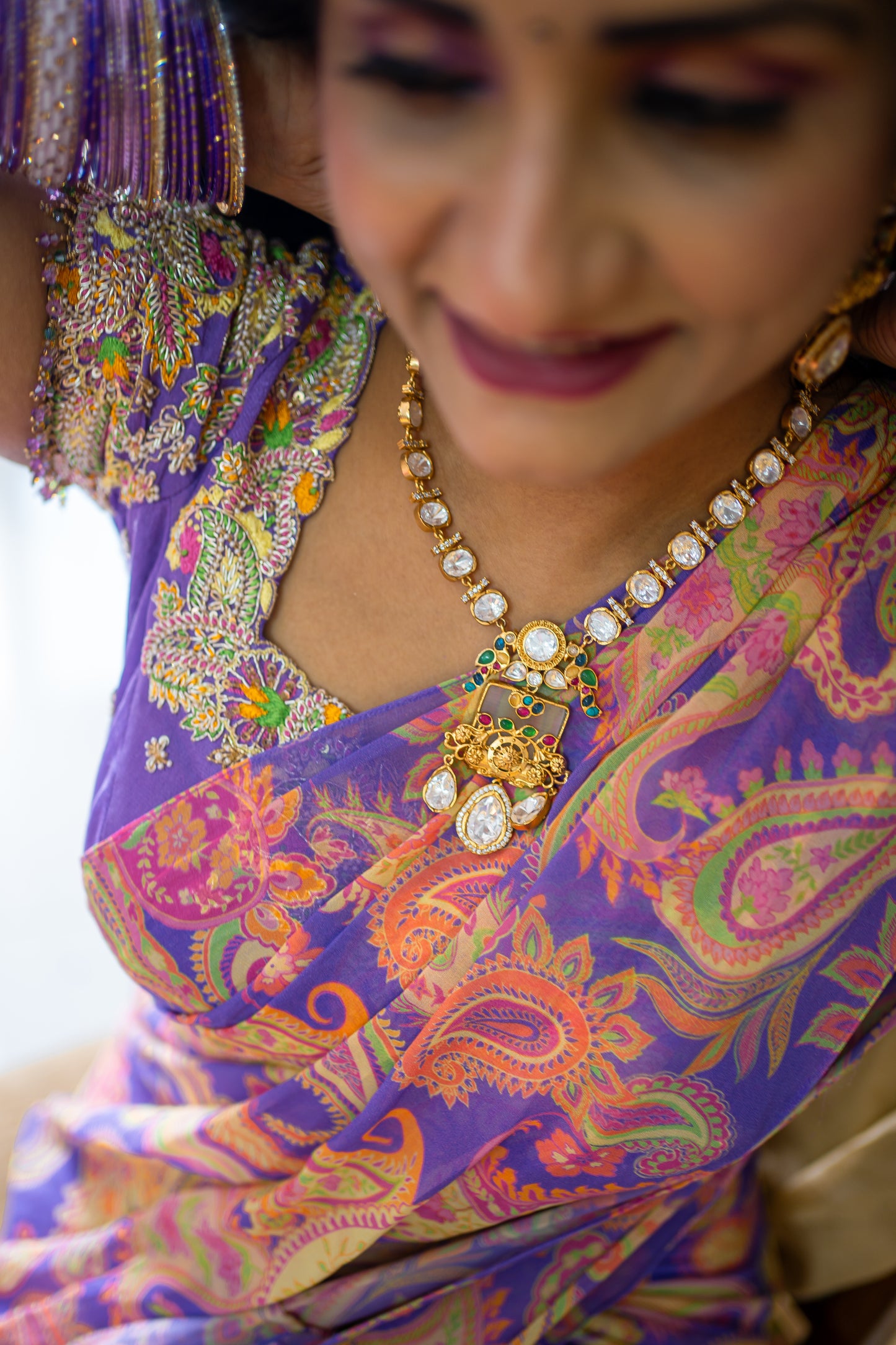 Bhavika Devarapalli Sarees, Floral print, Best Designer Saree, Designer Saree, top Indian Designer Saree, Indian Occasional & Festival wear saree, Best Designer Saree Collection, purple Saree, ruffle saree,ready to wear saree, Printed Saree, purple ruffle saree, printed ruffle saree