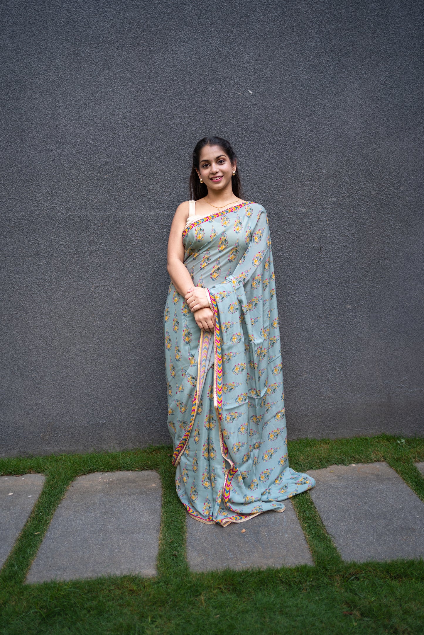 Bhavika Devarapalli Sarees, Floral print, Best Designer Saree, Designer Saree, top Indian Designer Saree, Indian Occasional & Festival wear saree, Best Designer Saree Collection, Pastel Green Saree, Printed Saree.