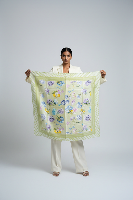 LINA Pista Green Scarf