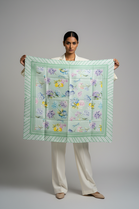 LINA Green Scarf