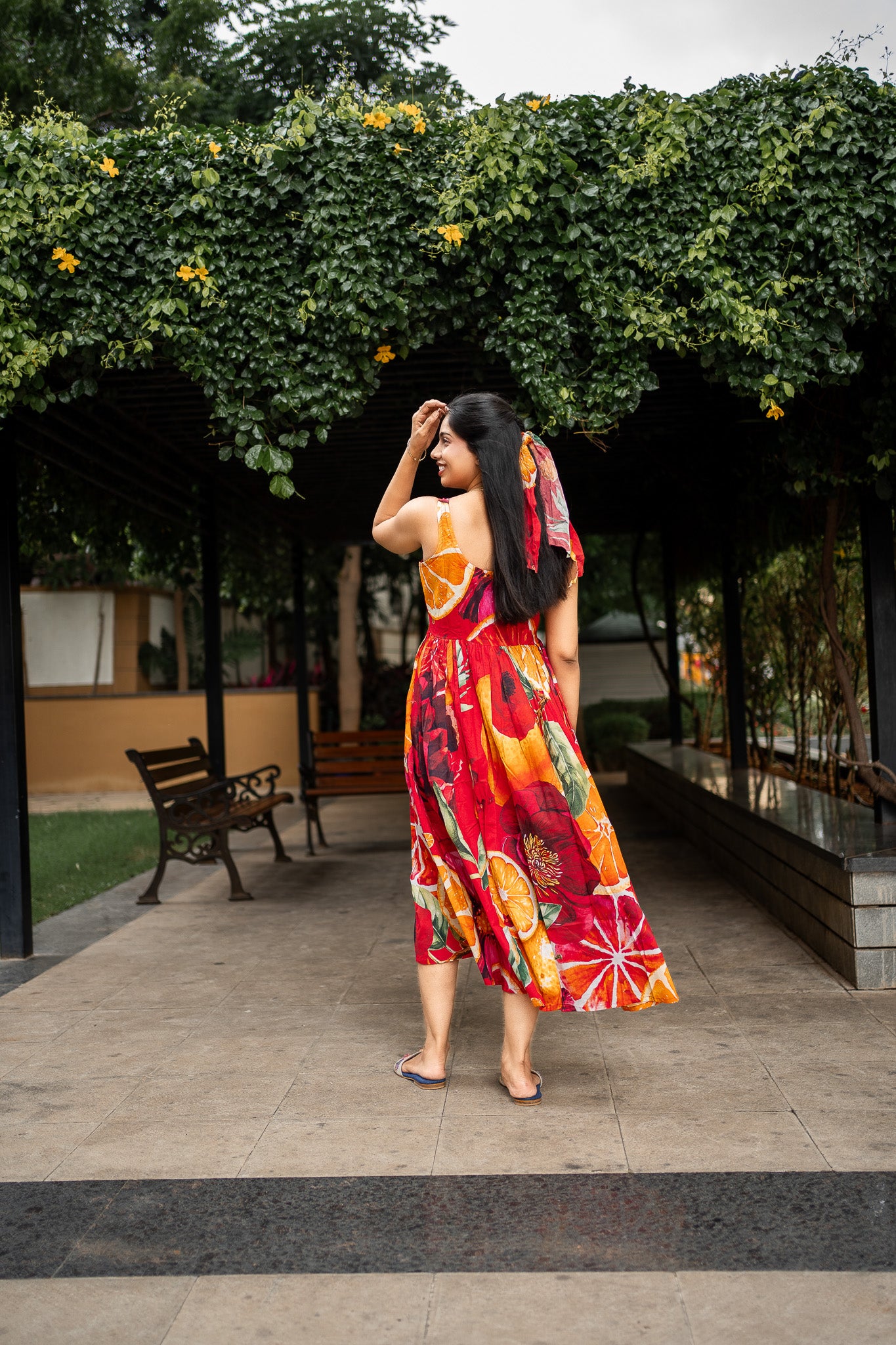 FRUVEE SUNBLUSH Long Dress