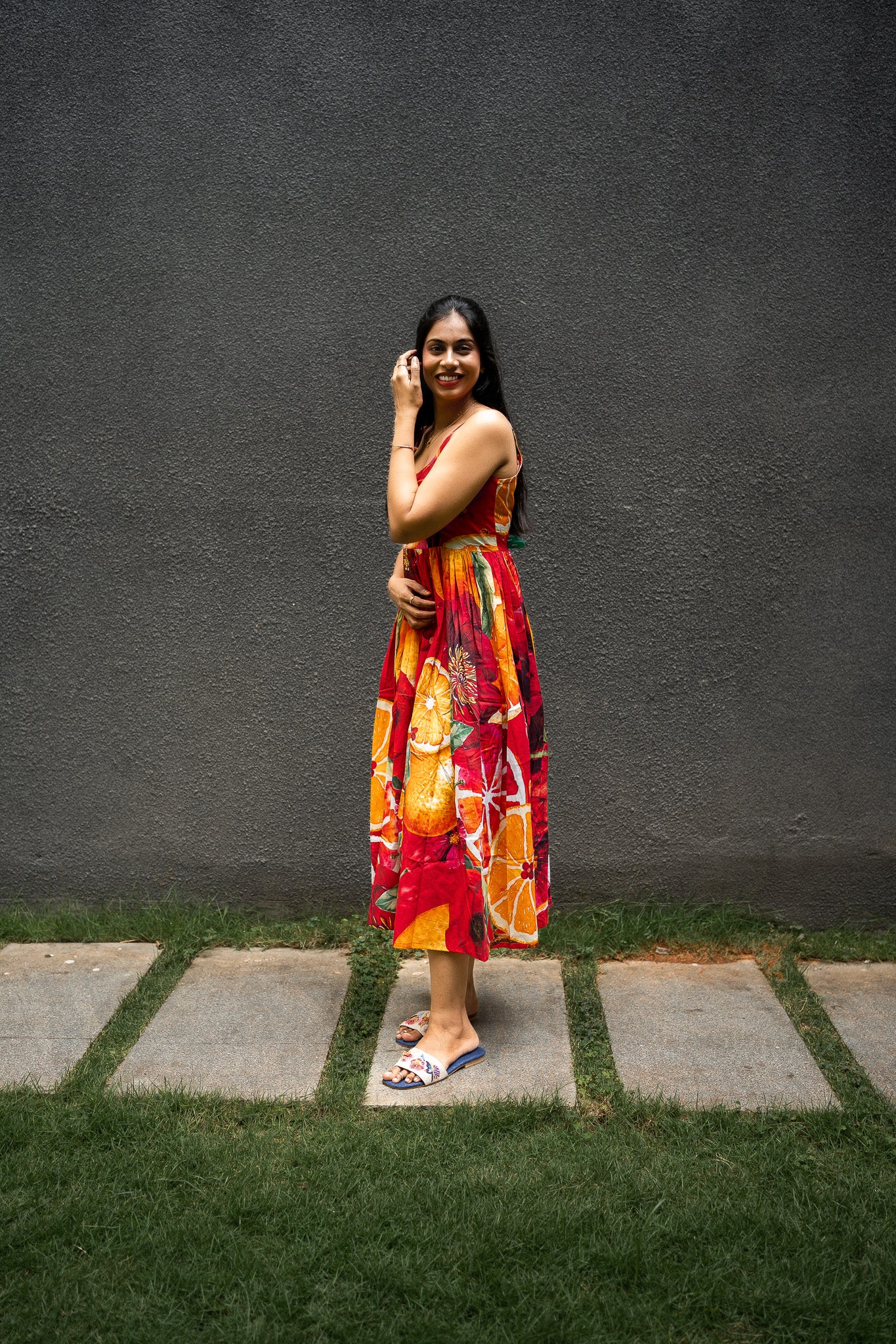 FRUVEE SUNBLUSH Long Dress