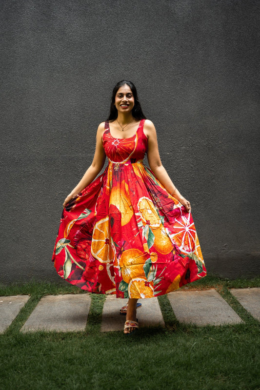 FRUVEE SUNBLUSH Long Dress