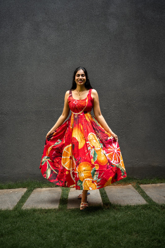 FRUVEE SUNBLUSH Long Dress