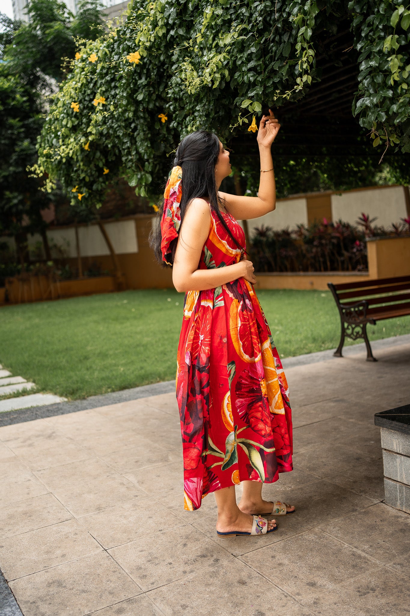 FRUVEE SUNBLUSH Long Dress