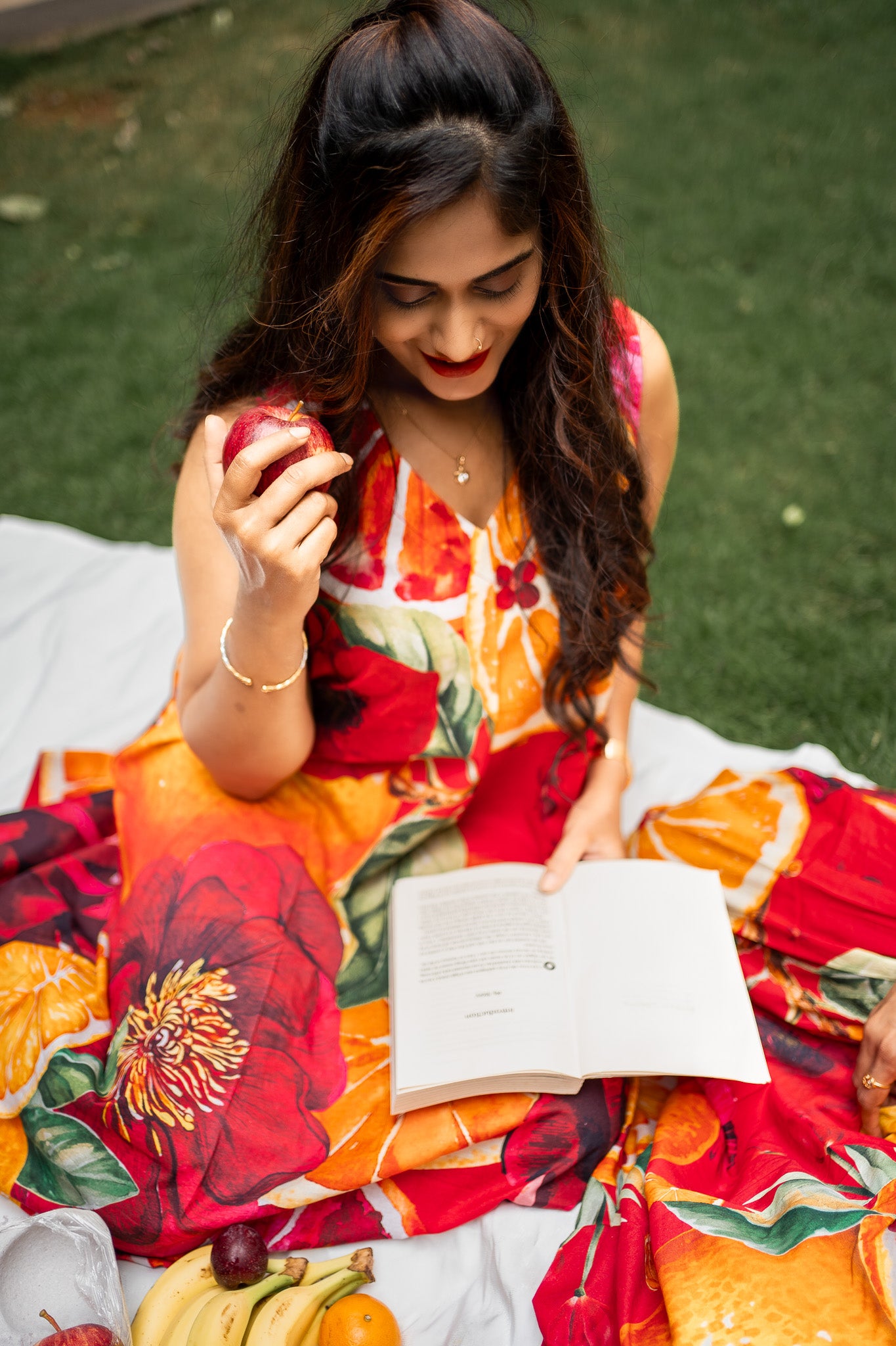 FRUVEE SUNBLUSH A Line Dress
