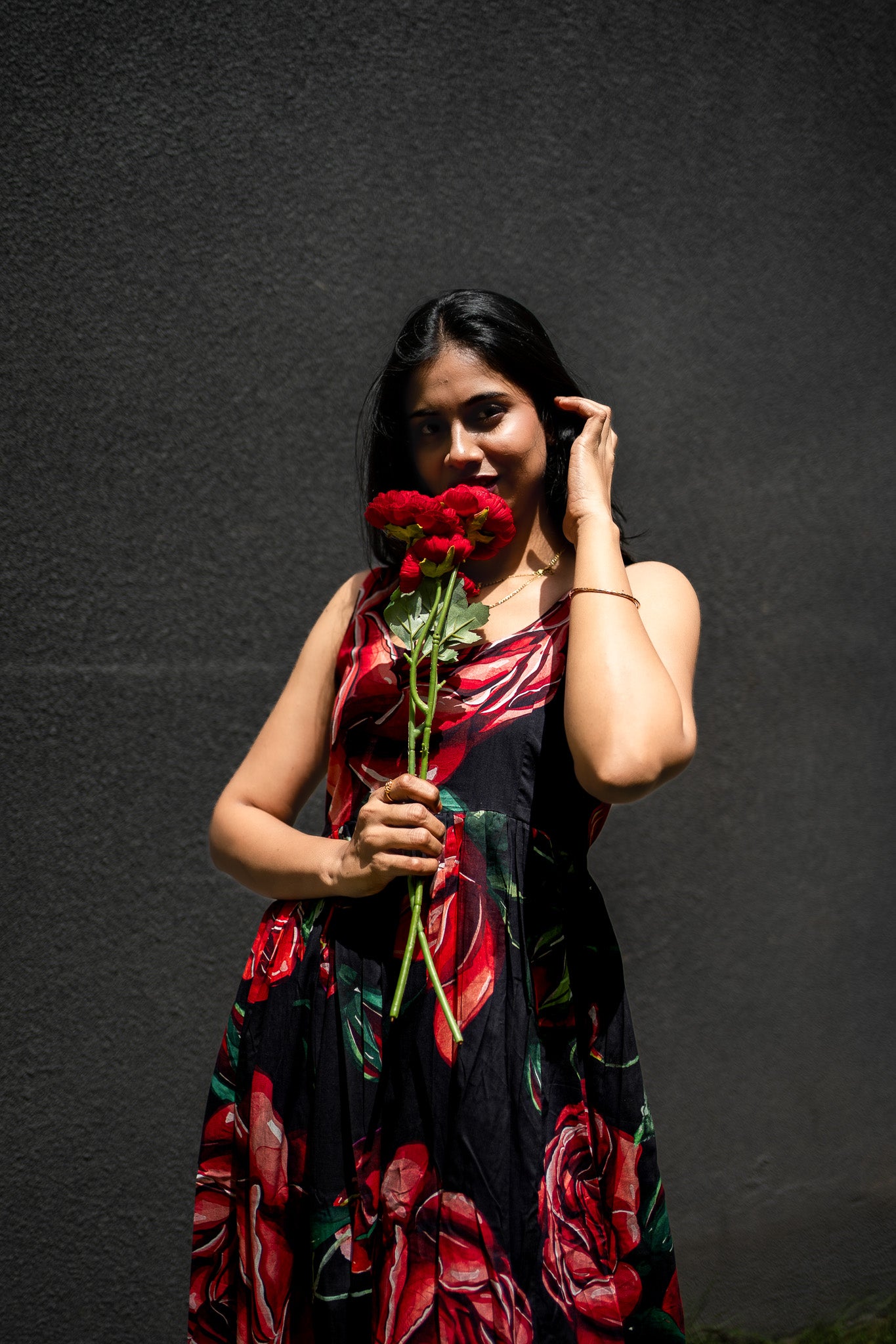 FRUVEE CHERROSE Long Dress