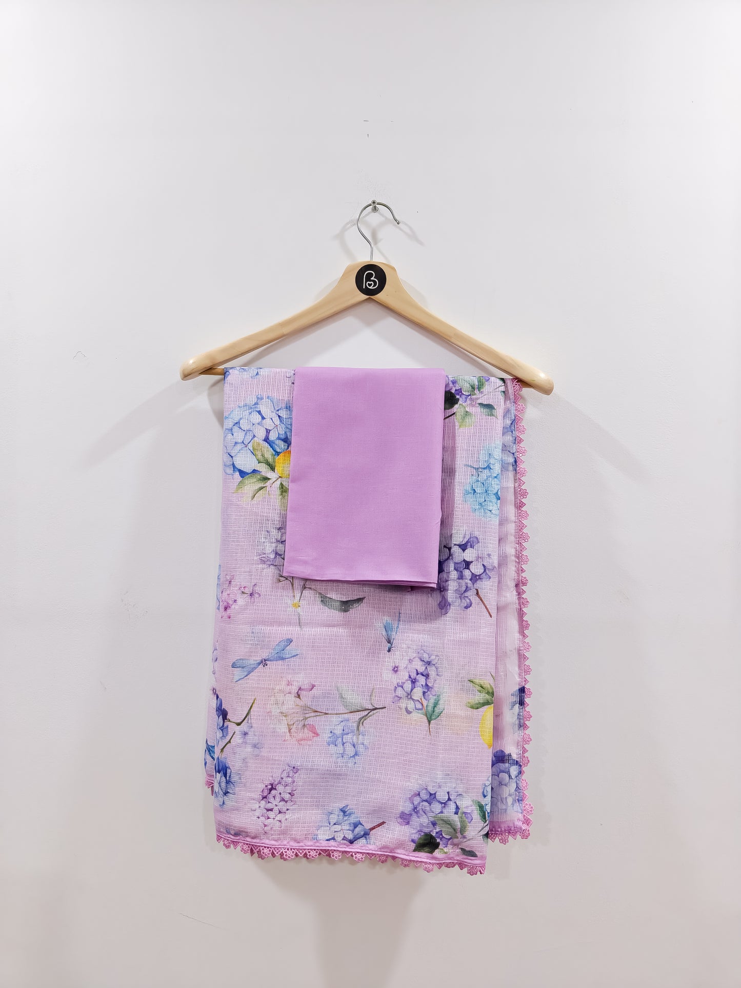LINA Purple Kota Saree