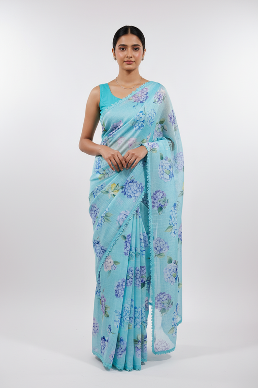 LINA Blue Kota Saree