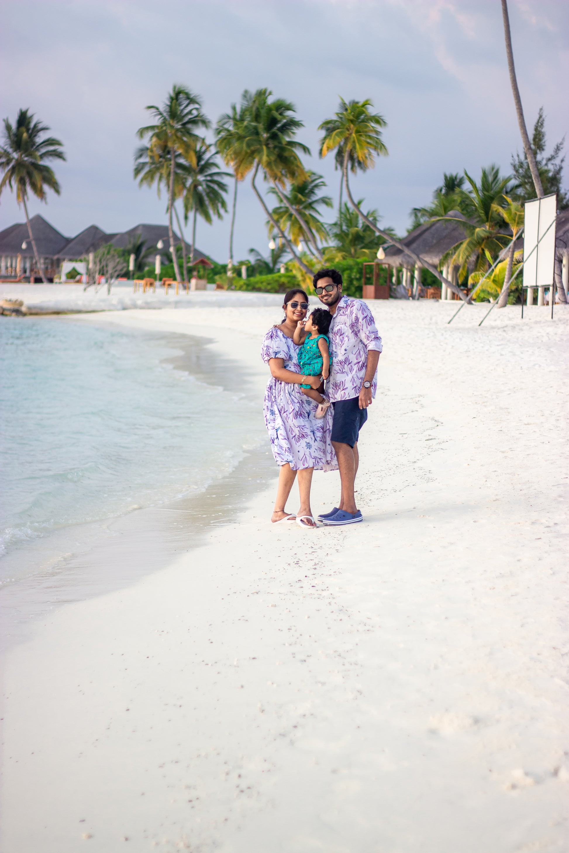 Maldives Ocean theme family combo designer wear BhavikaDevarapalli Maldives Ocean theme family combo designer wear BhavikaDevarapalli