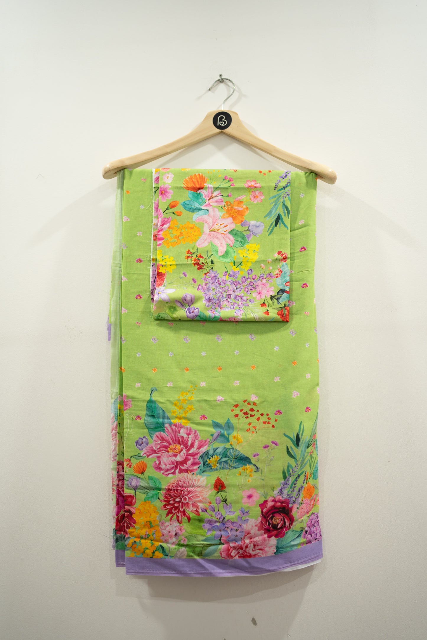 FLORA Green saree