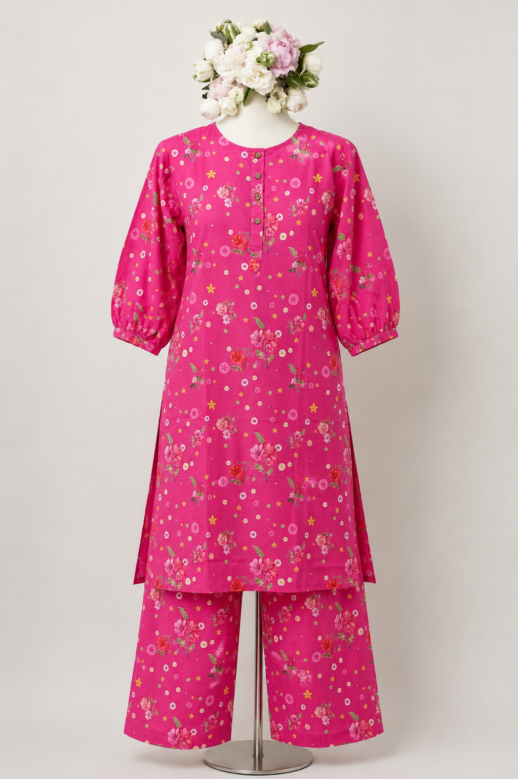 Petal Princess Pink Kurta Set