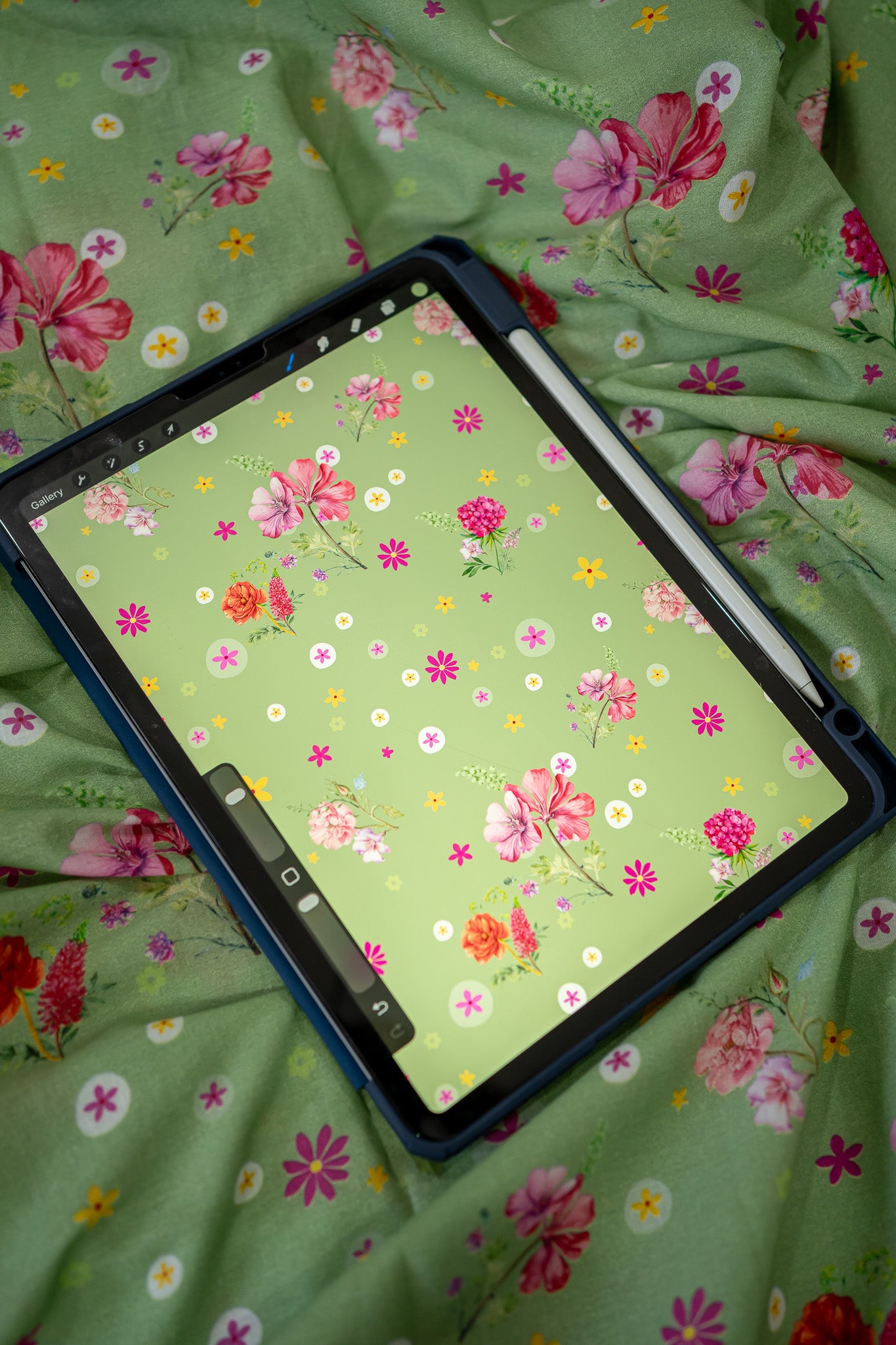 Petal Princess Green Kurta Co-ord Set
