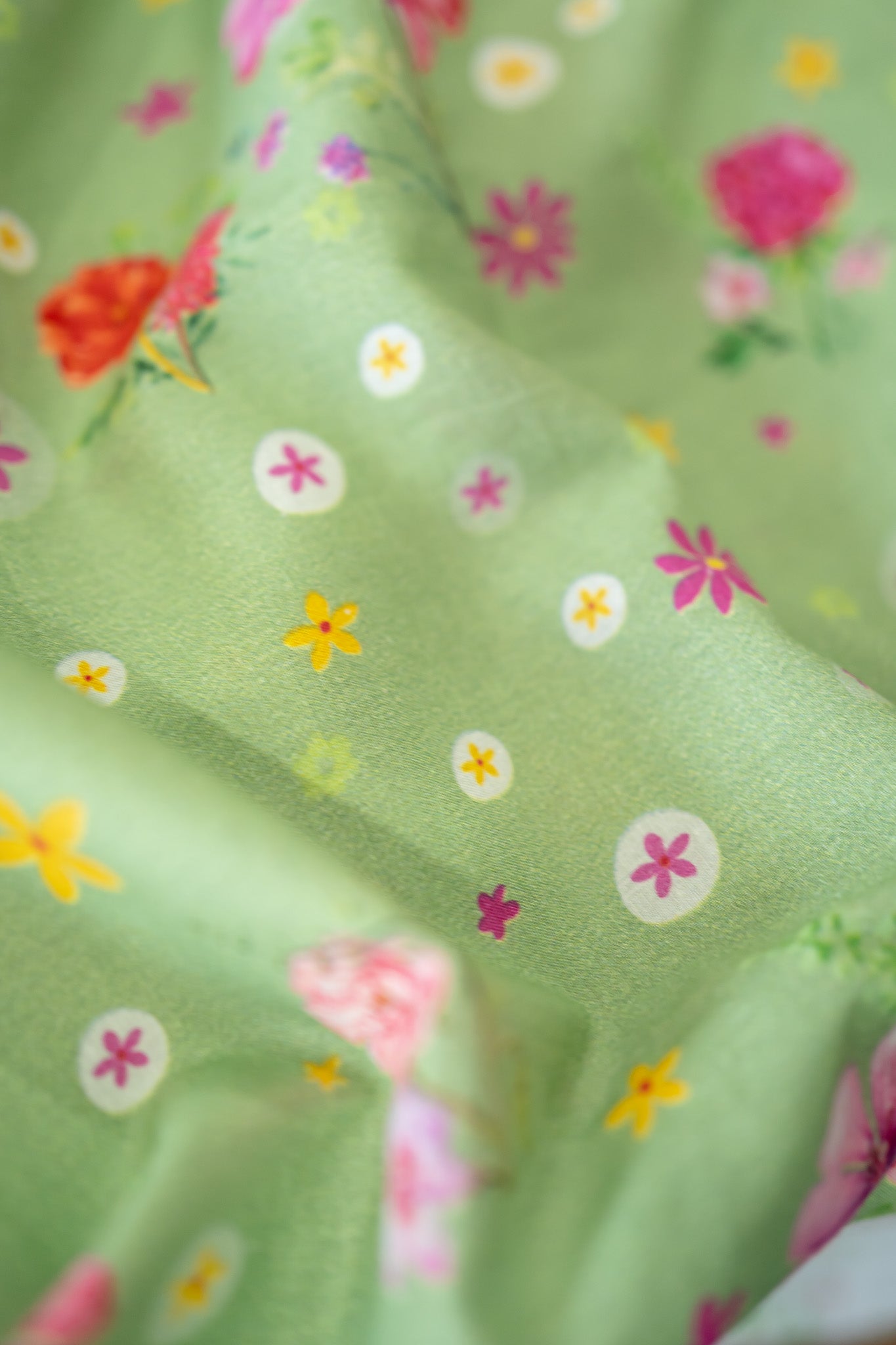 Petal Princess Green Kurta Co-ord Set