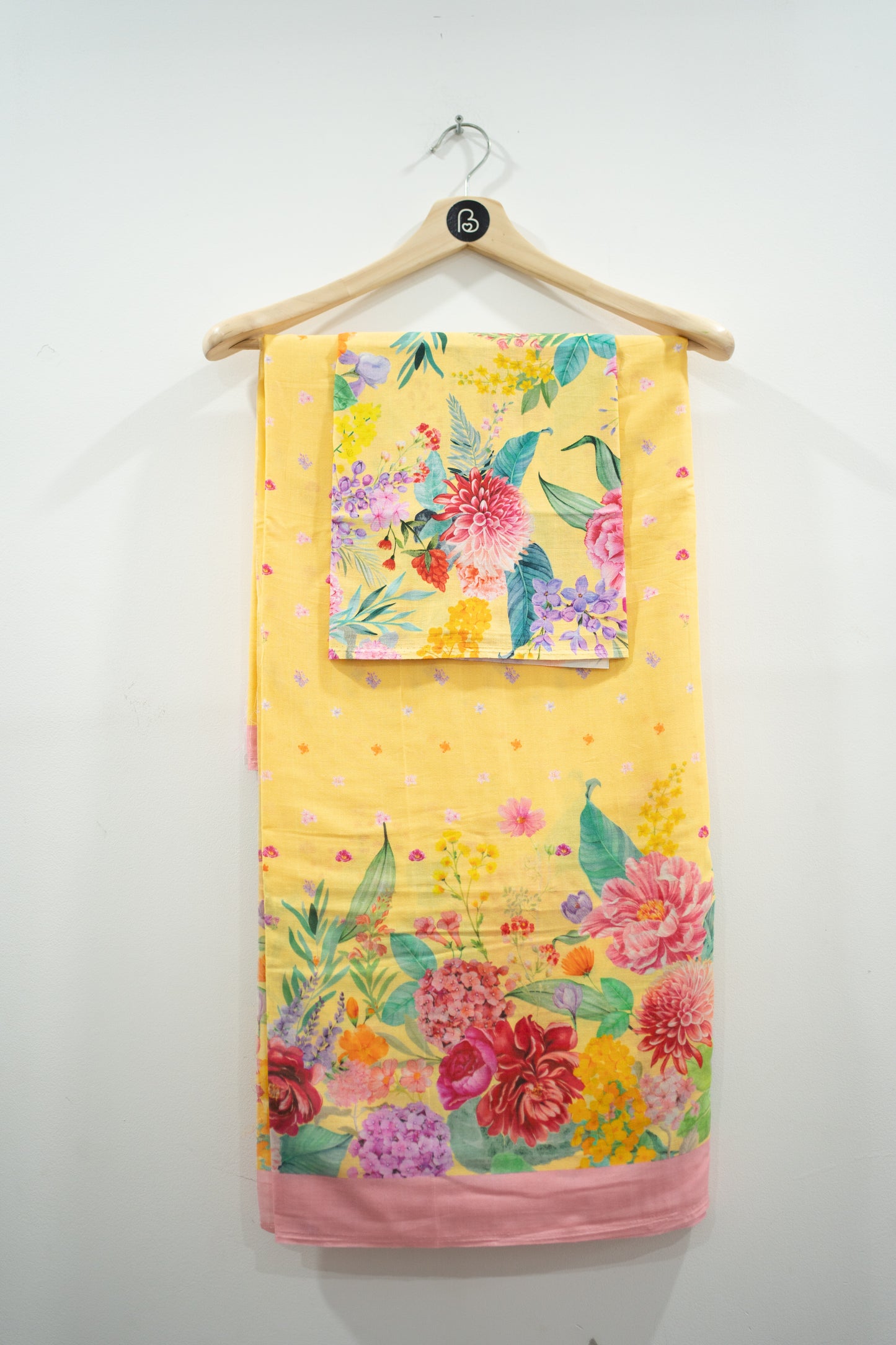 FLORA yellow saree